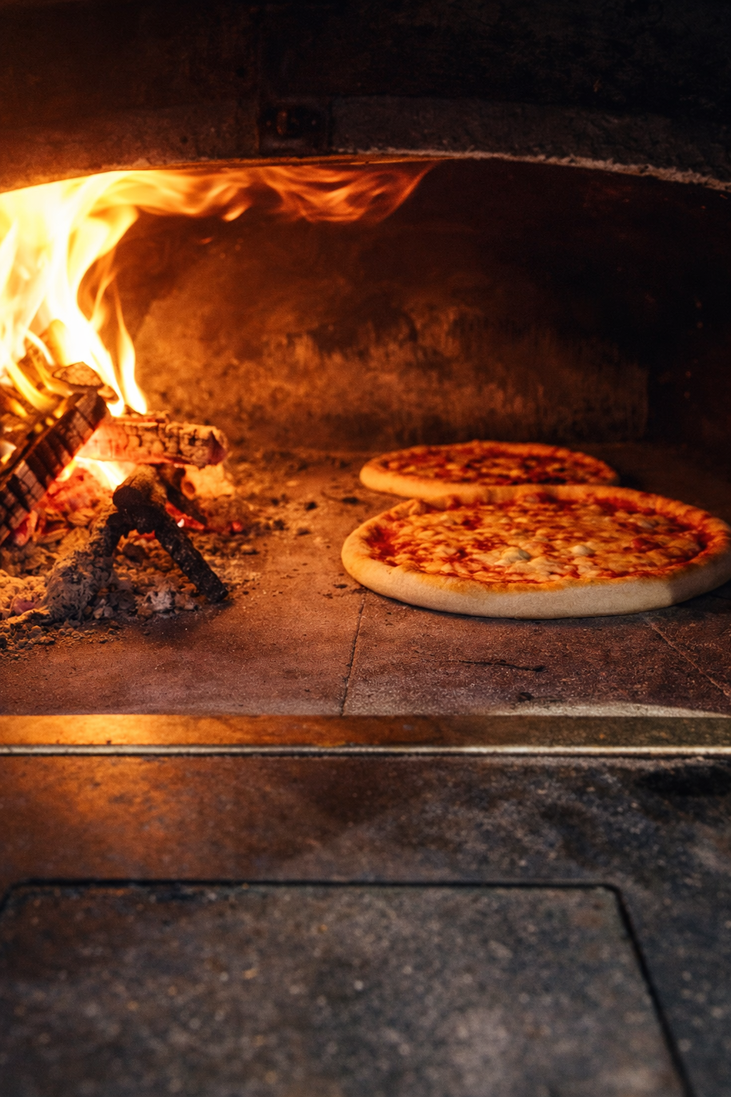 Wood fired pizza oven