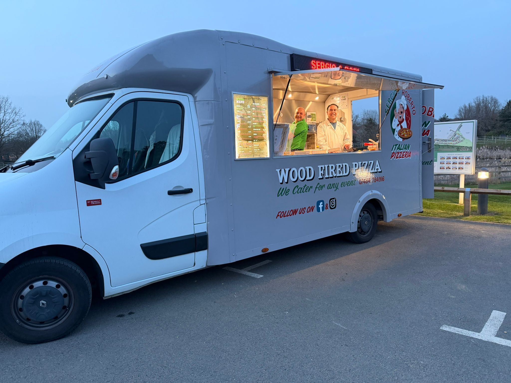 Sergio & Robi pizza van